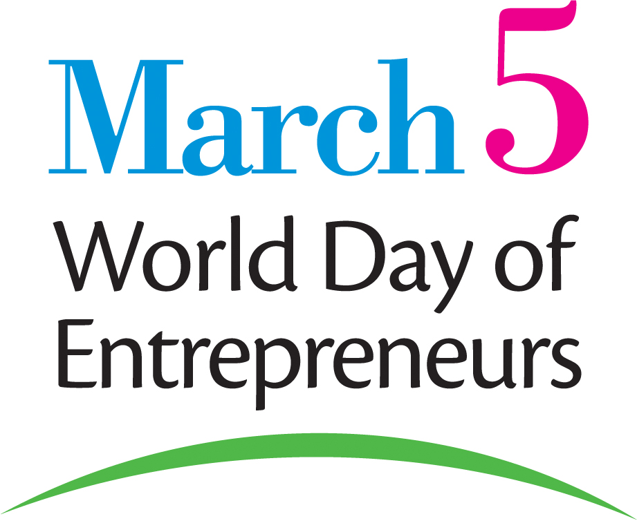 Logo March 5, World Day of Entrepreneurs, SDP 19 01 2018